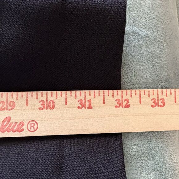 VTG Leslie Fay Haberdashery Suit Jacket Womens 14‎ Black Twill OfficeCorp Chic - Picture 7 of 8